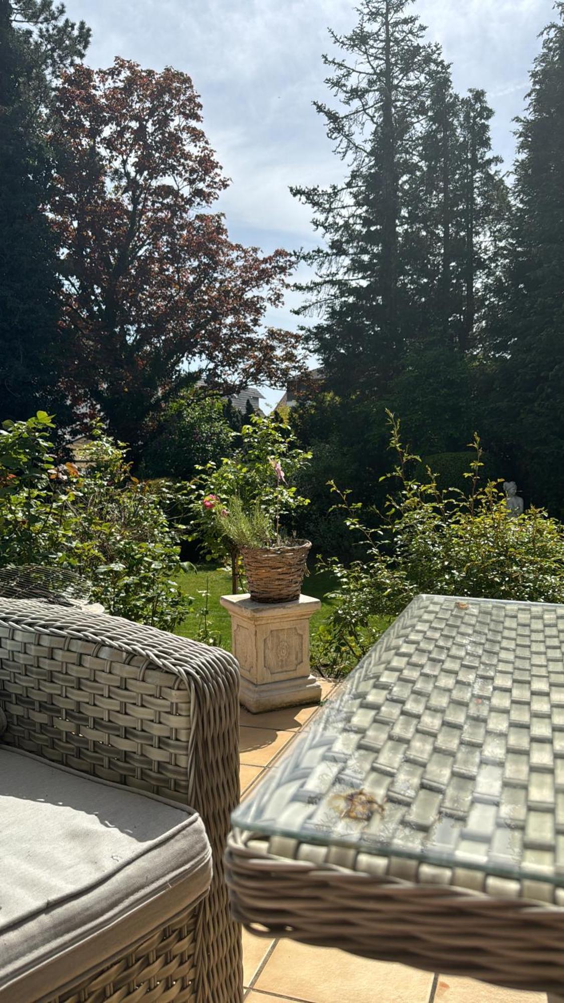 Wolkenzimmer Mit 140 Cm Bett Im Erdgeschoss Seligenstadt Buitenkant foto
